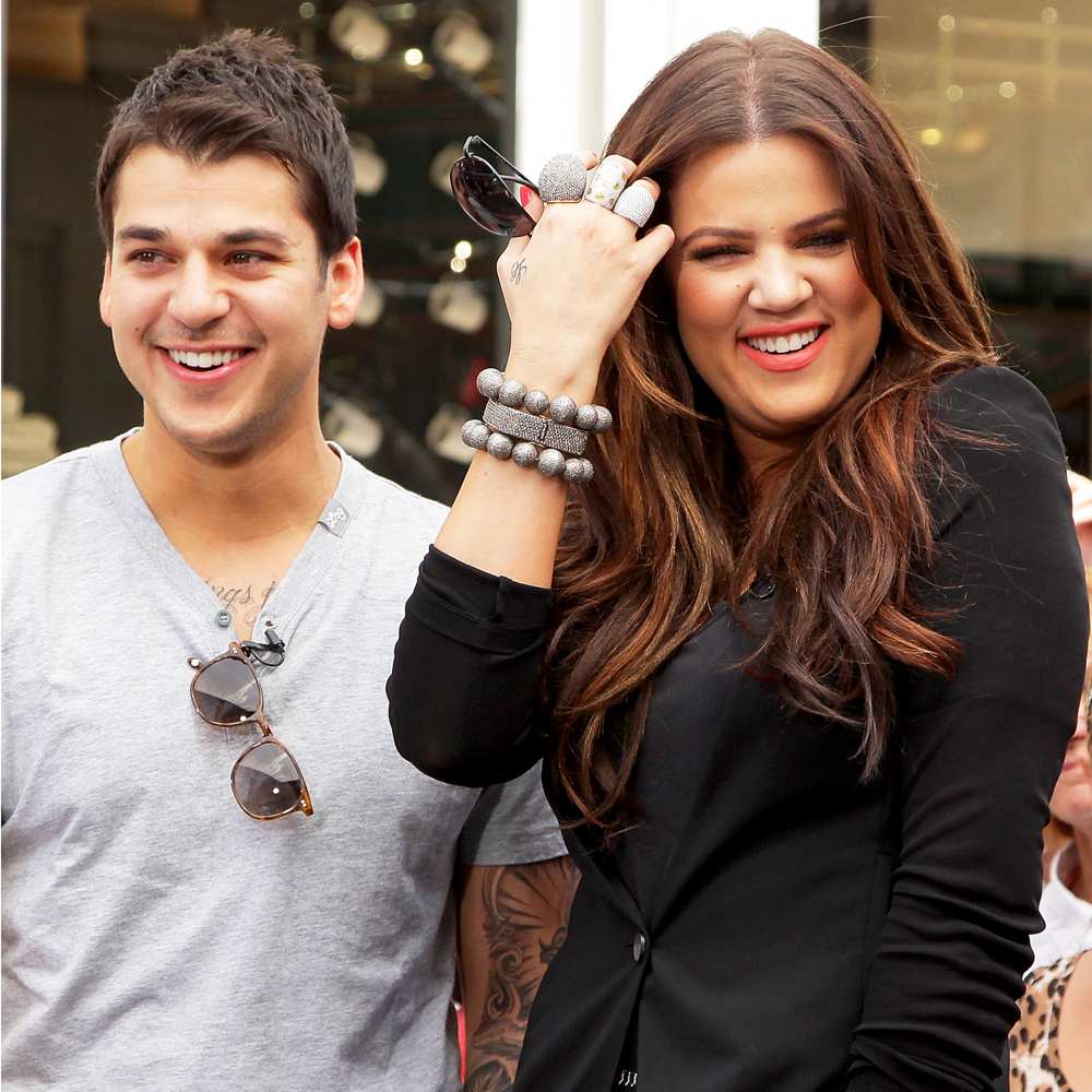 Rob Kardashian and Khloe Kardashian