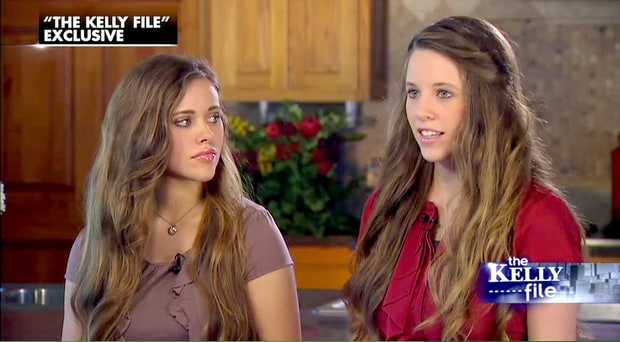 Jessa Duggar, Jill Duggar and Megyn Kelly