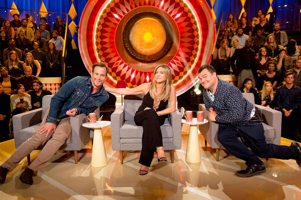 Will Arnett, Jennifer Aniston and Jack Black The Gong Show