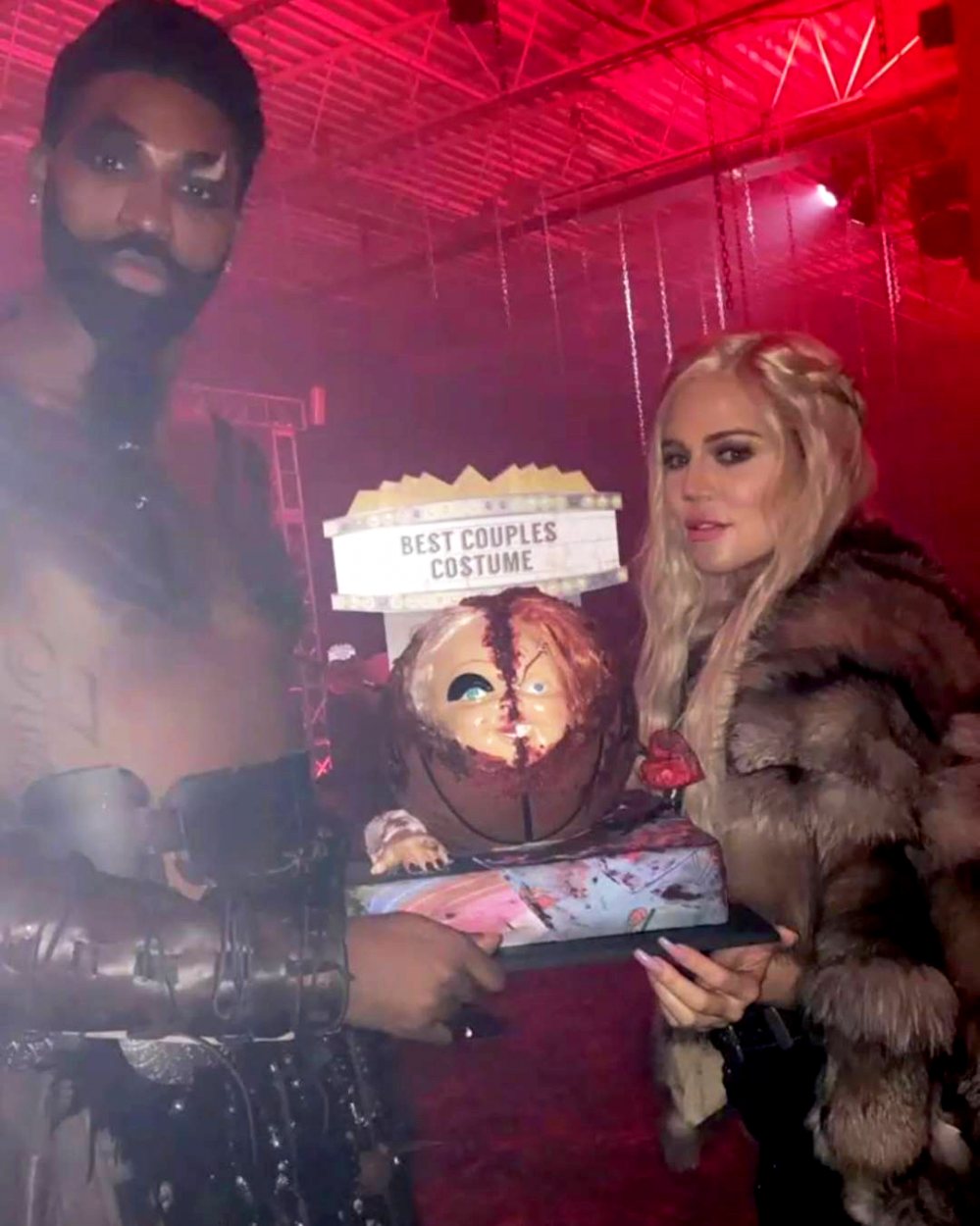 Khloe Kardashian and Tristan Thompson