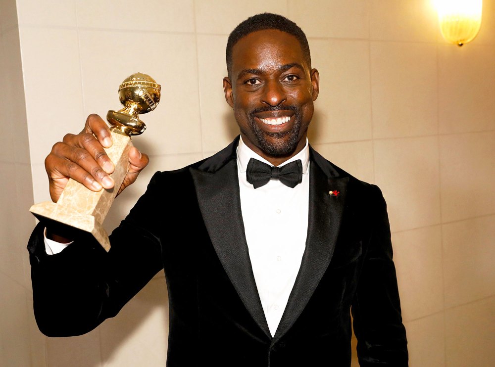 Sterling K. Brown attends the 75th Annual Golden Globe Awards held at the Beverly Hilton Hotel on January 7, 2018.