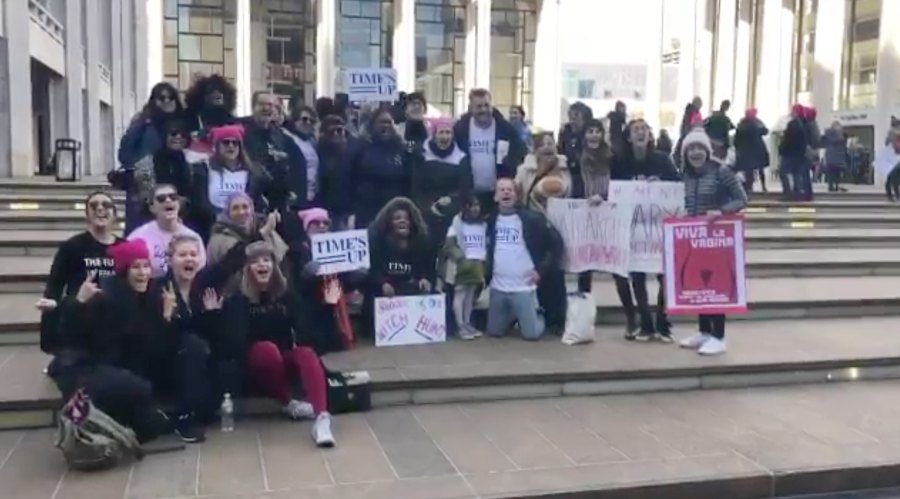 Amber Tamblyn, Women's March 2018