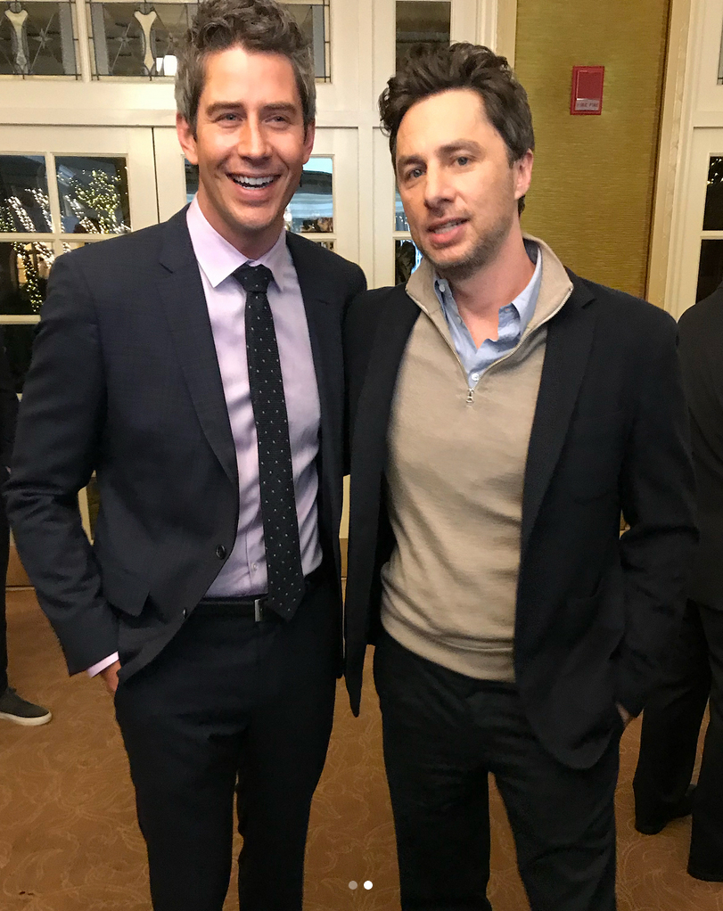 Arie Luyendyk Jr. and Zach Braff Finally Met and They Looked Like Twin ...
