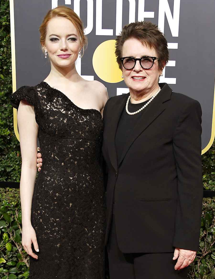 Emma Stone Billie Jean King Golden Globes 2018