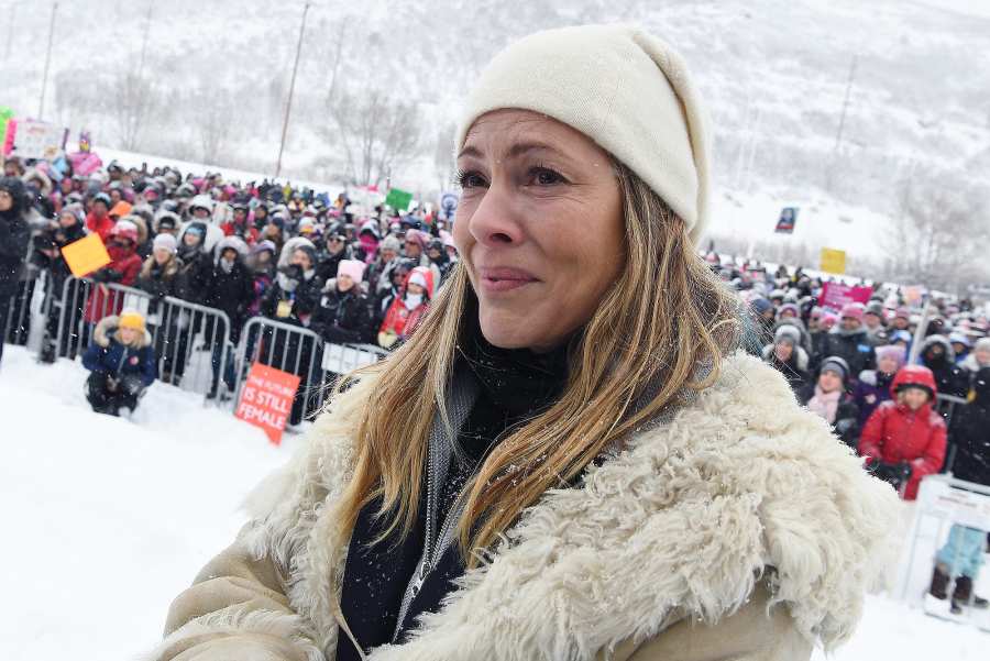 Maria Bello, Women's March 2018