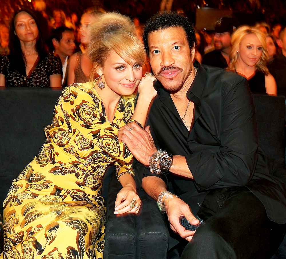 Nicole Richie and Lionel Richie attend 2012 Lionel Richie and Friends in Concert presented at the MGM Grand Garden Arena in Las Vegas, Nevada.