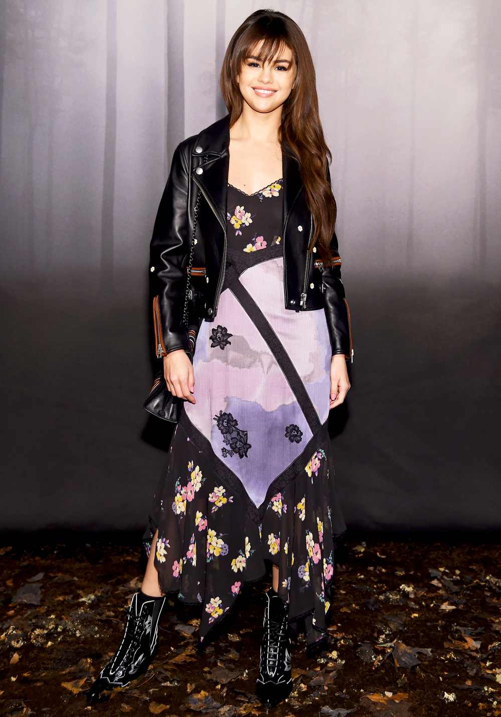 Selena Gomez attends the Coach Fall 2018 Runway Show at Basketball City on February 13, 2018 in New York City.