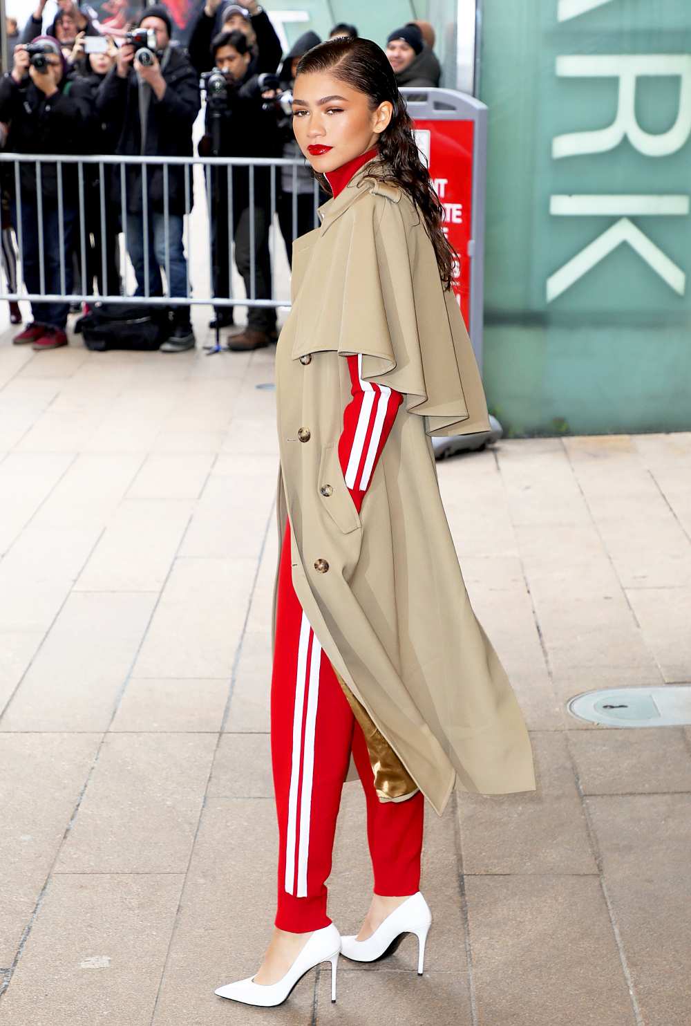 Zendaya attends the Michael Kors fashion show during New York 2018 Fashion Week at the Vivian Beaumont Theater at Lincoln Center in New York City.