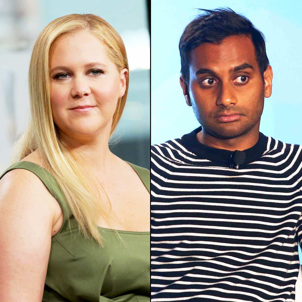 Amy Schumer and Aziz Ansari