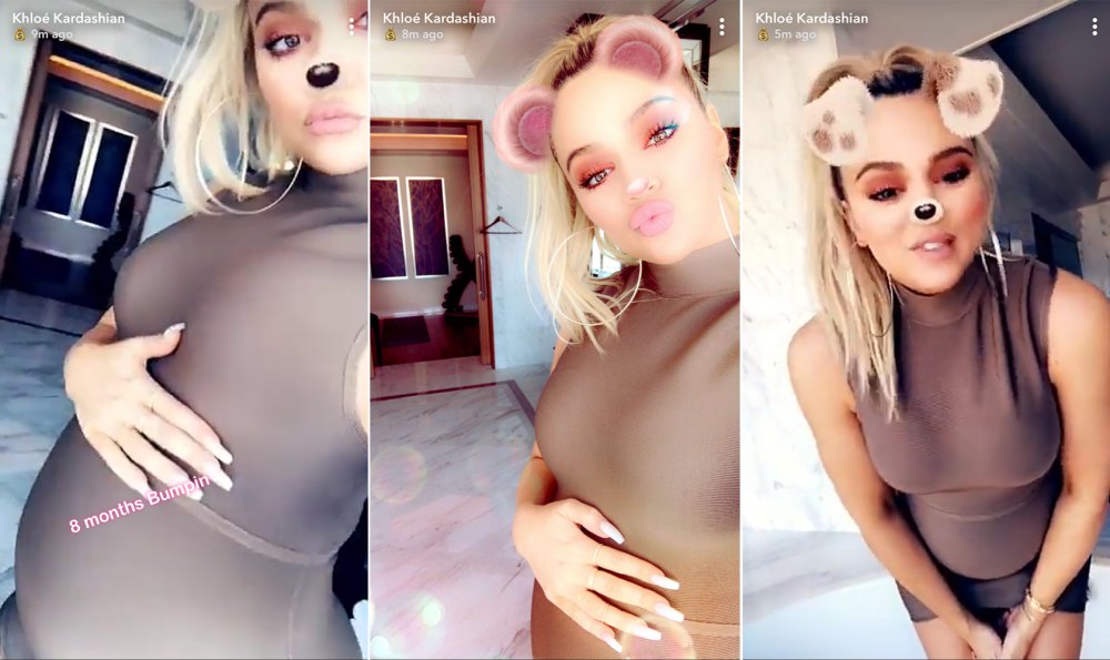 khloe-kardashian-bump-snapchat