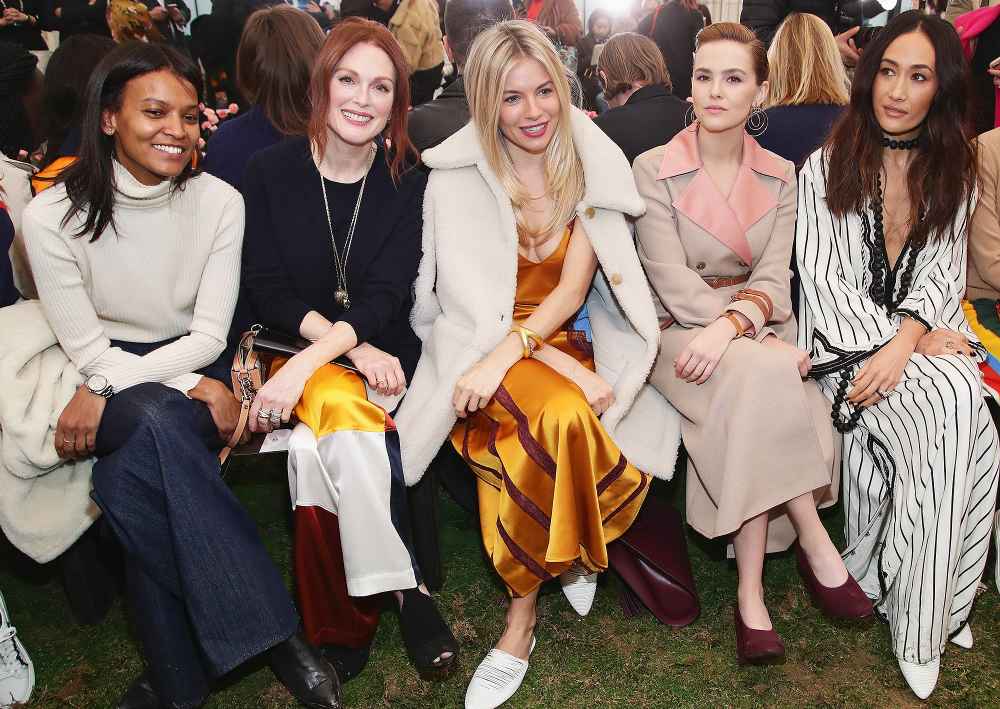 New York Fashion Week, Liya Kebede, Julianne Moore, Sienna Miller, Zoey Deutch, Maggie Q, Tory Burch