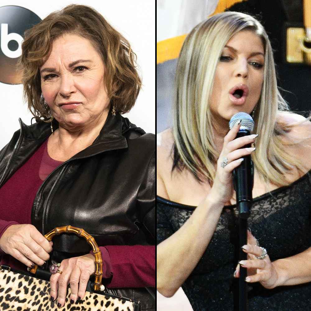 Roseanne Fergie national anthem