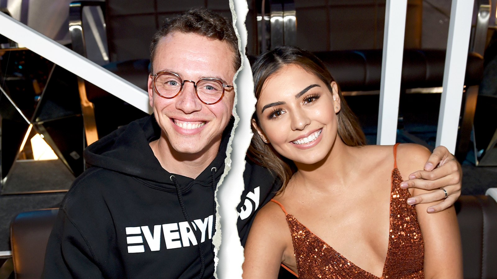 Logic and Jessica Andrea attend the 2017 MTV Video Music Awards at The Forum in Inglewood, California.