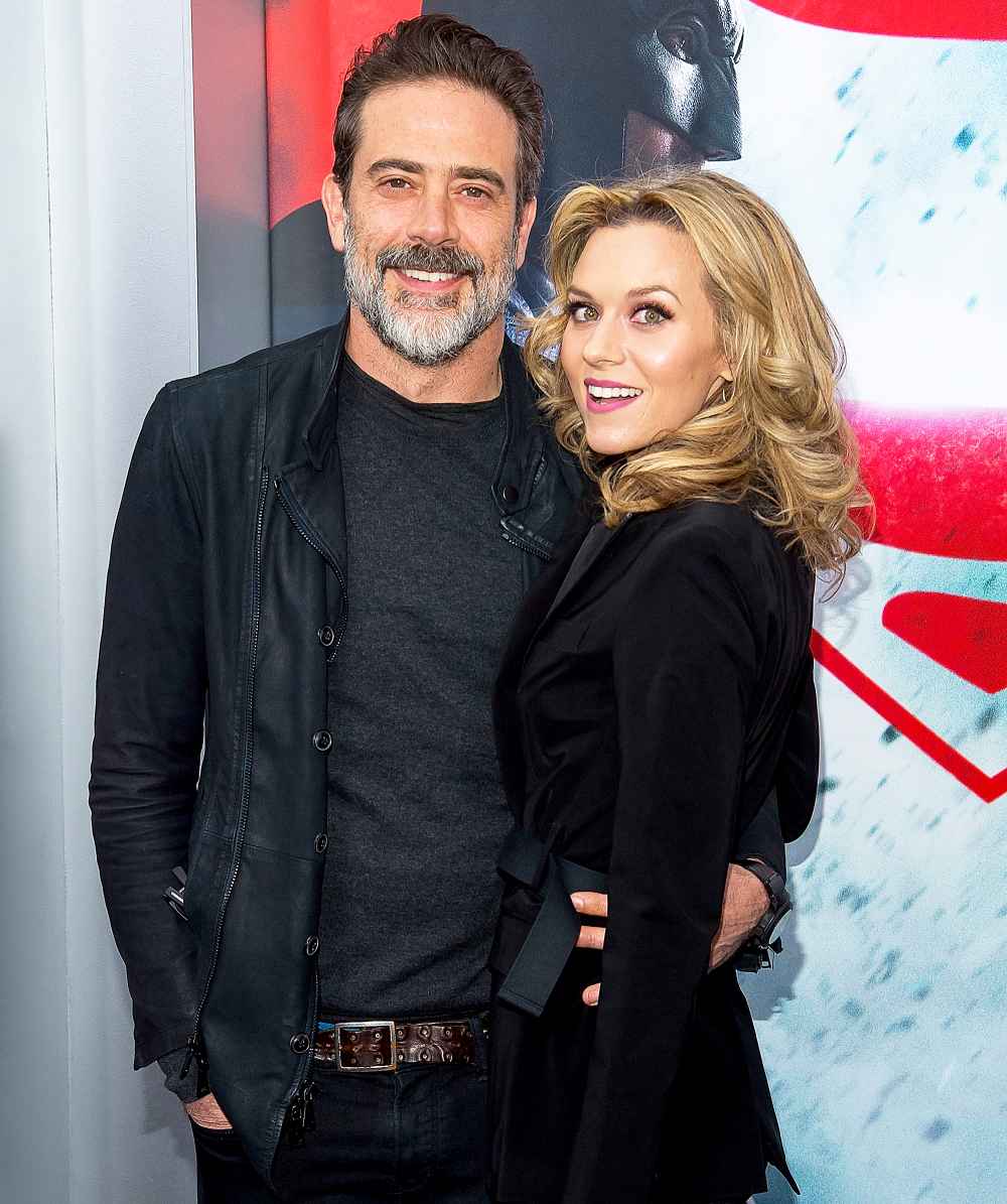 Jeffrey Dean Morgan and Hilarie Burton attend the "Batman V Superman: Dawn Of Justice" New York premiere at Radio City Music Hall on March 20, 2016 in New York City.