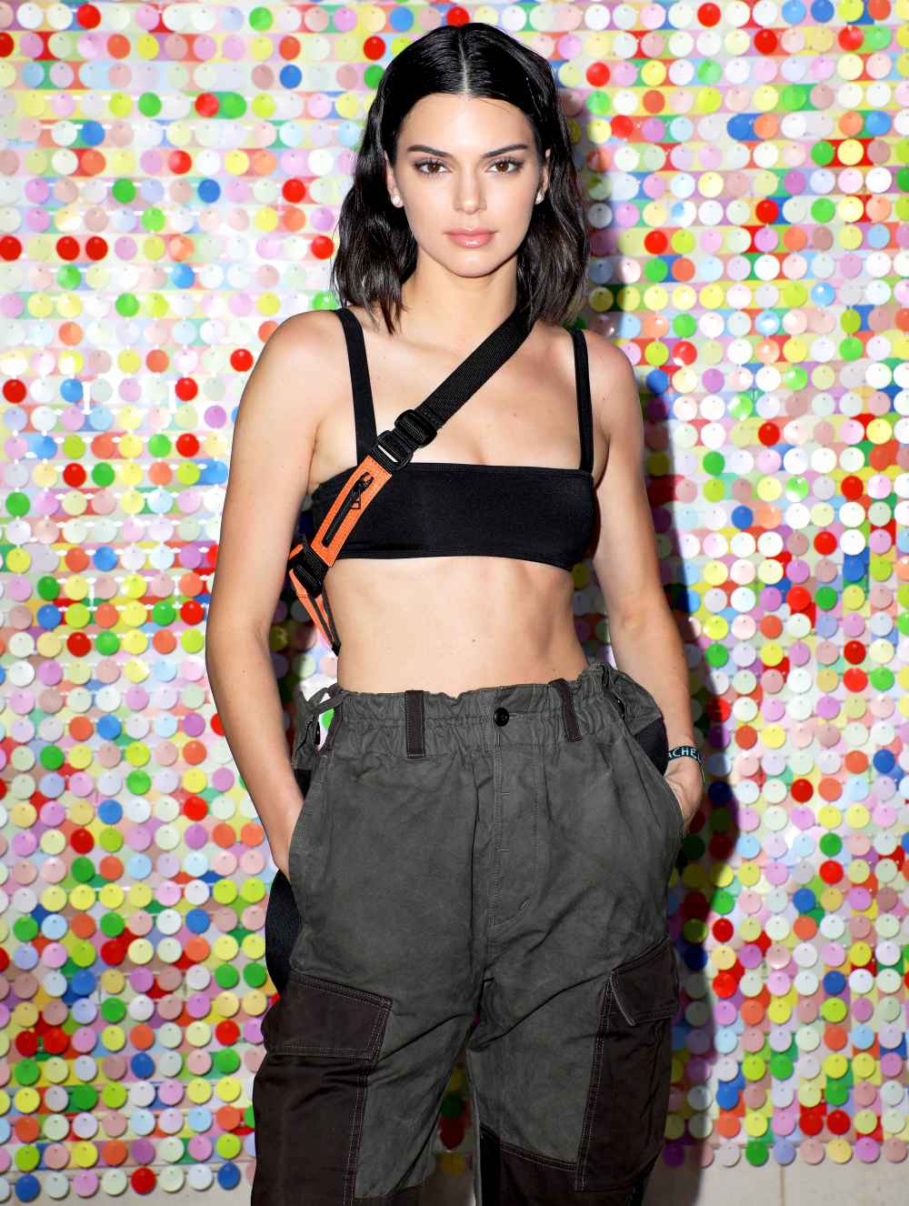 Kendall Jenner attends #REVOLVEfestival Day 1 on April 14, 2018 in La Quinta, California.