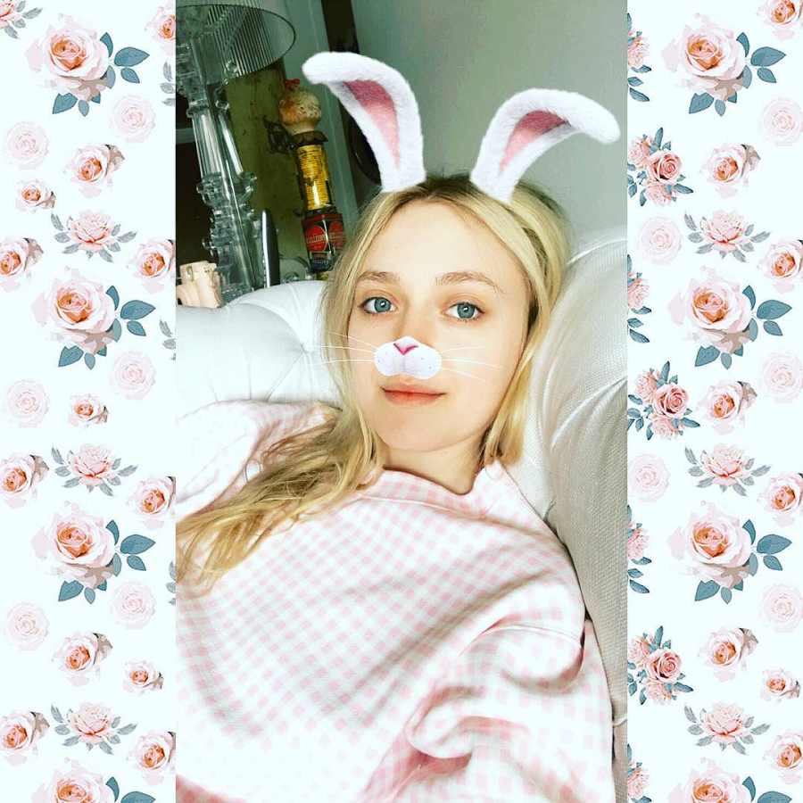 Dakota Fanning, Easter, Instagram