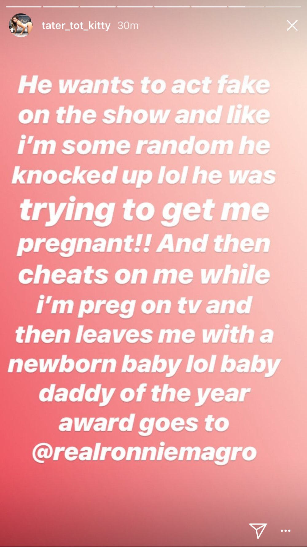 ronnie instagram fight