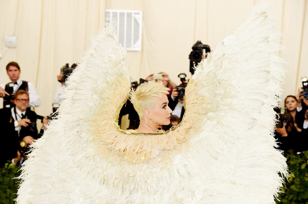 Katy Perry attends the Heavenly Bodies: Fashion & The Catholic Imagination Costume Institute Gala at The Metropolitan Museum of Art on May 7, 2018 in New York City.