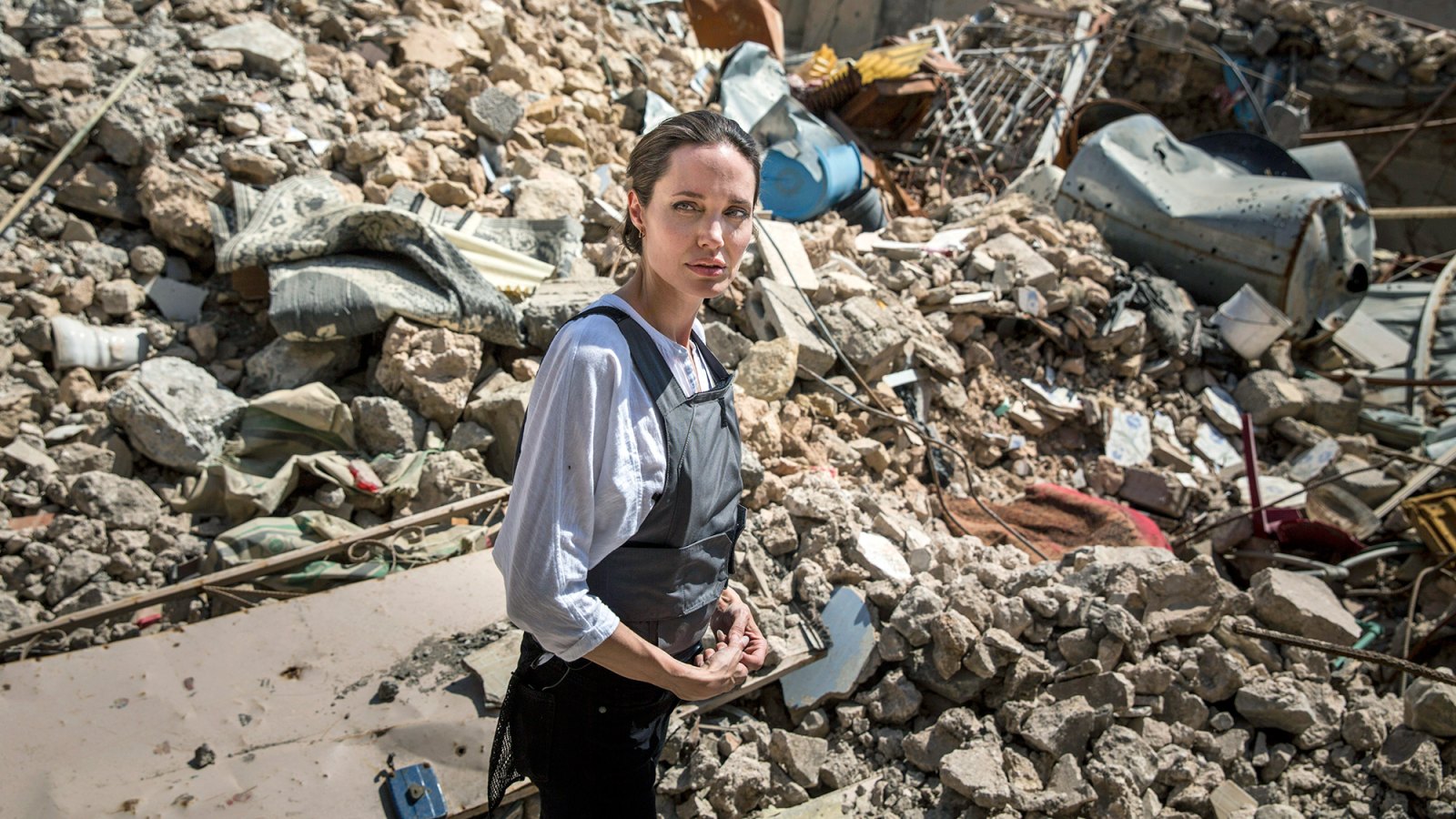 Angelina Jolie, UNHCR Special Envoy, United Nations High Commission for Refugees, West Mosul, Iraq