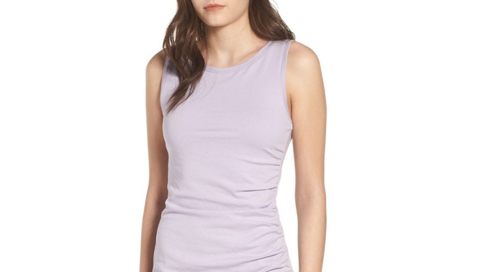 Leith Ruched Body-Con Tank Dress