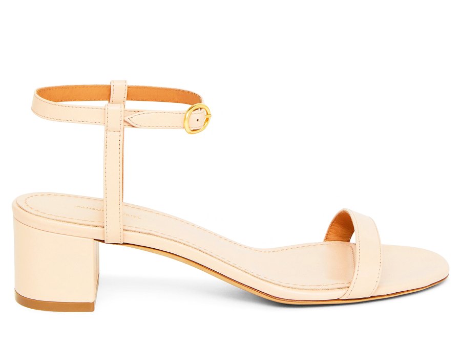 Mansur Gavriel Ankle Strap Sandal Lamb Rosa