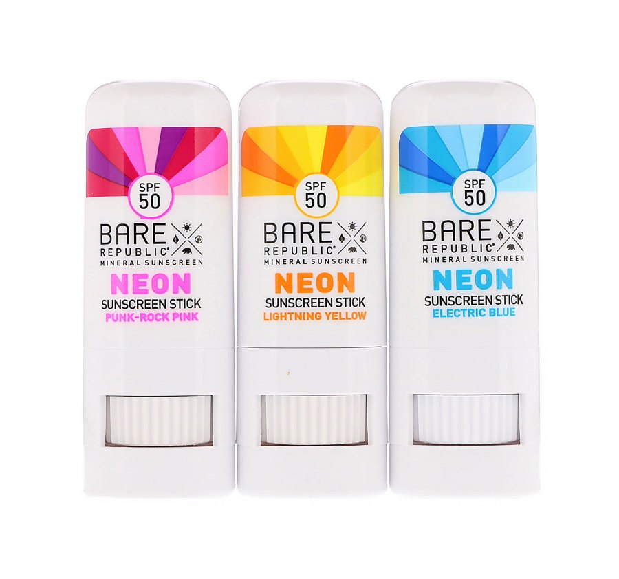 Bare-Republic-SPF-50-Neon-Sunscreen-Stick-3-Pack