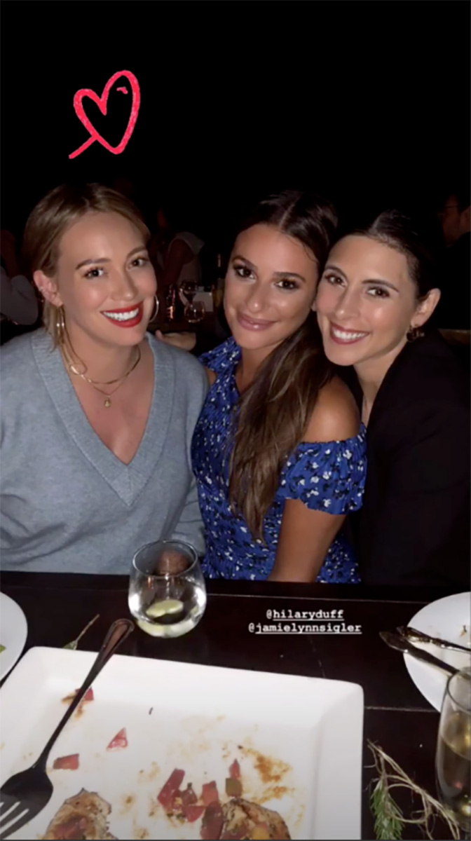 Lea Michele, Engagement Party, Hilary Duff, Jamie Lynn Sigler