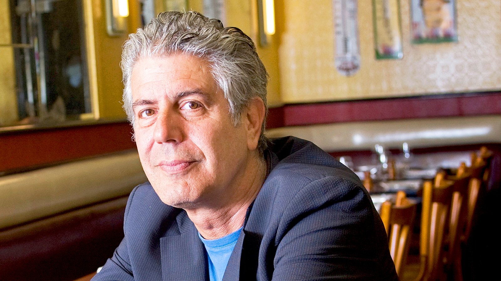 Anthony Bourdain at Cafe D'Alsace