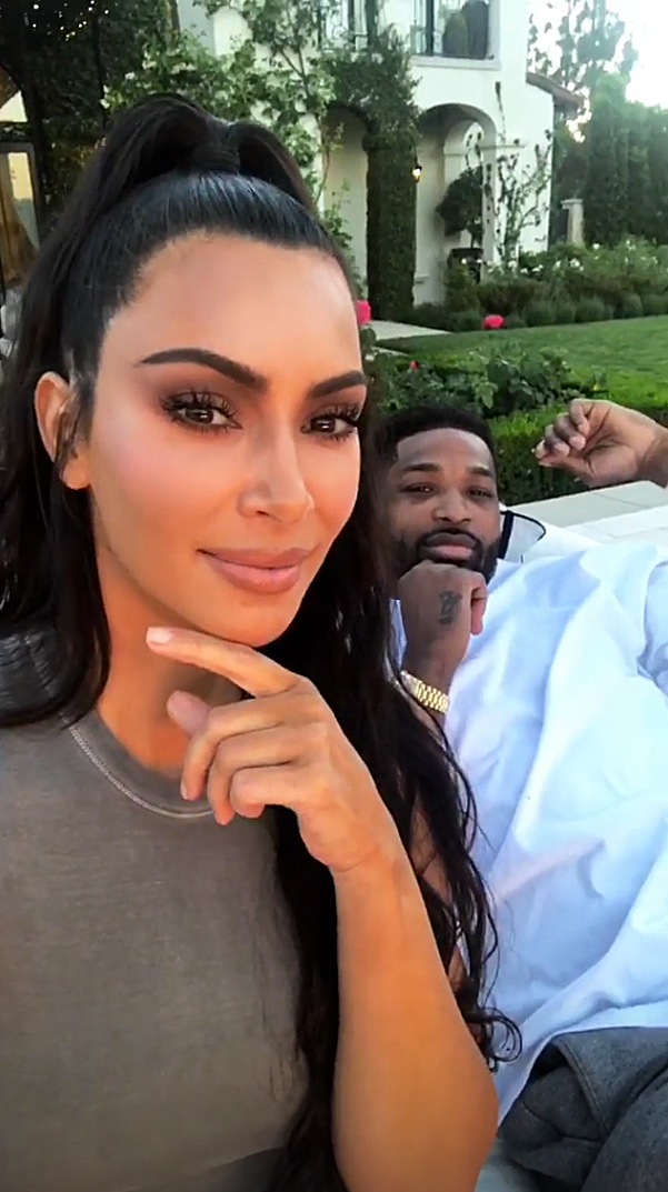 Kim Kardashian and Tristan Thompson