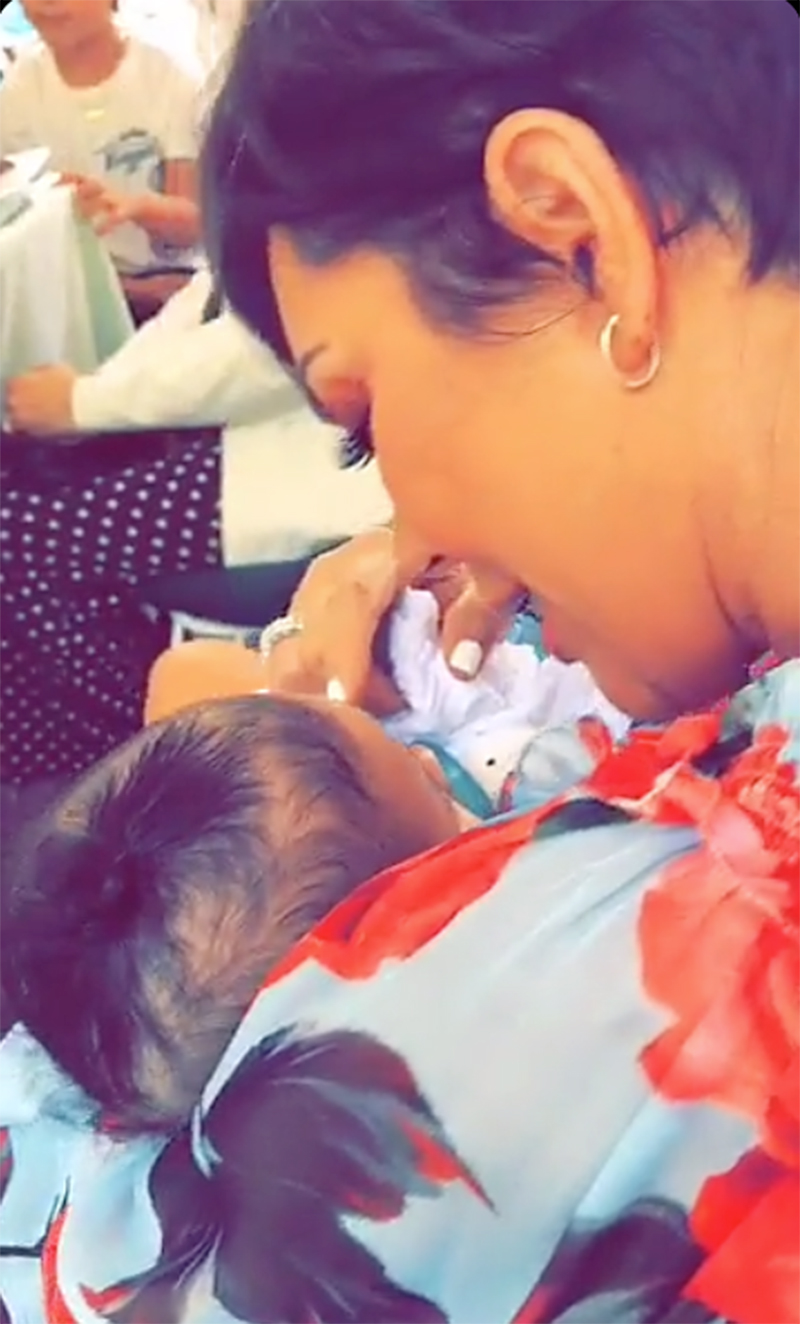 Kris Jenner and Stormi