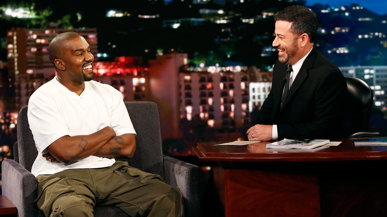 Kanye West Finally Answers Jimmy Kimmel’s Question About Donald Trump Caring About People