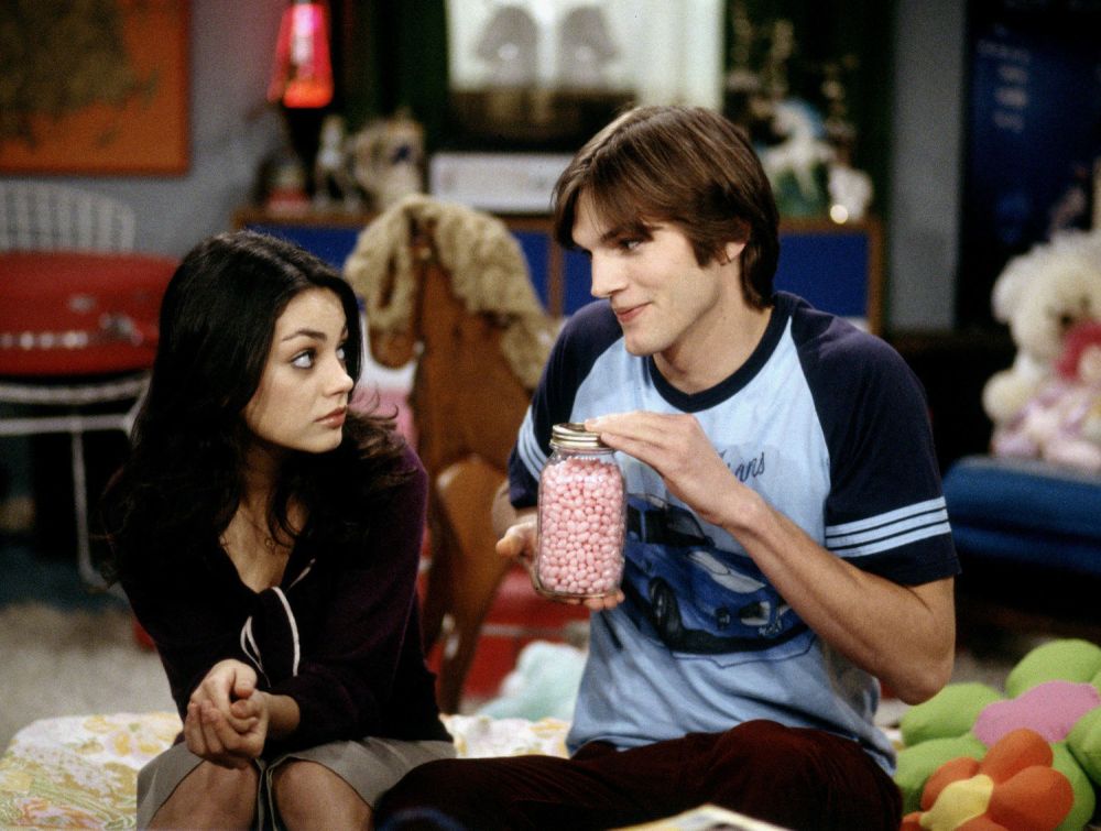 Mila Kunis and Ashton Kutcher on 'That 70s Show.'