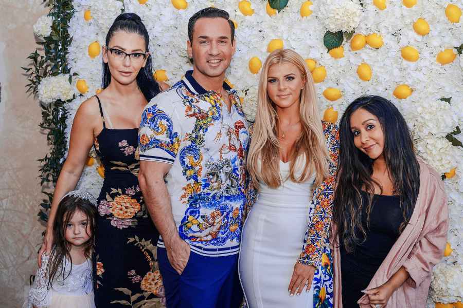 Jenni Farley, Mike Sorrentino, Lauren Pesce, Nicole Polizzi, Bridal Shower