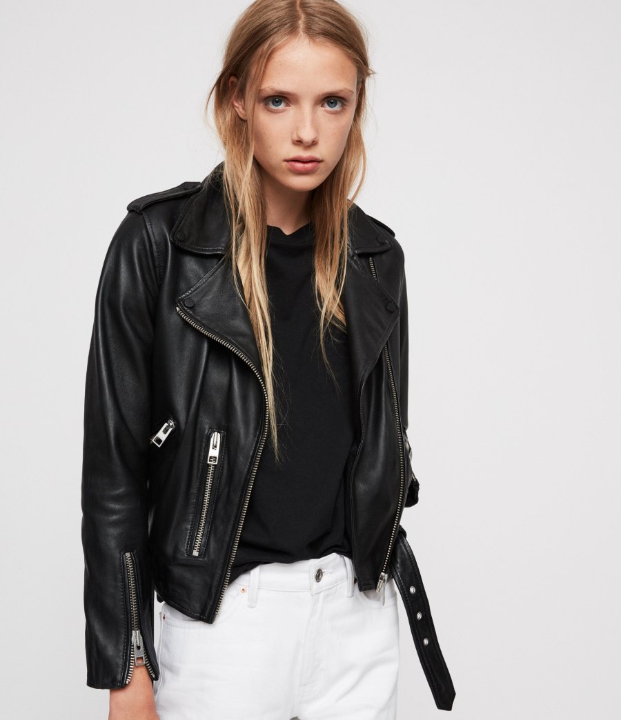 allsaints leather jacket