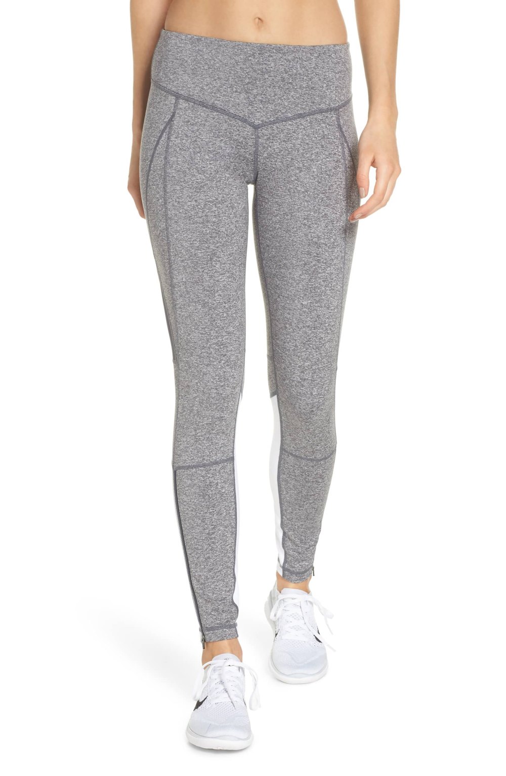 gray leggings Zella