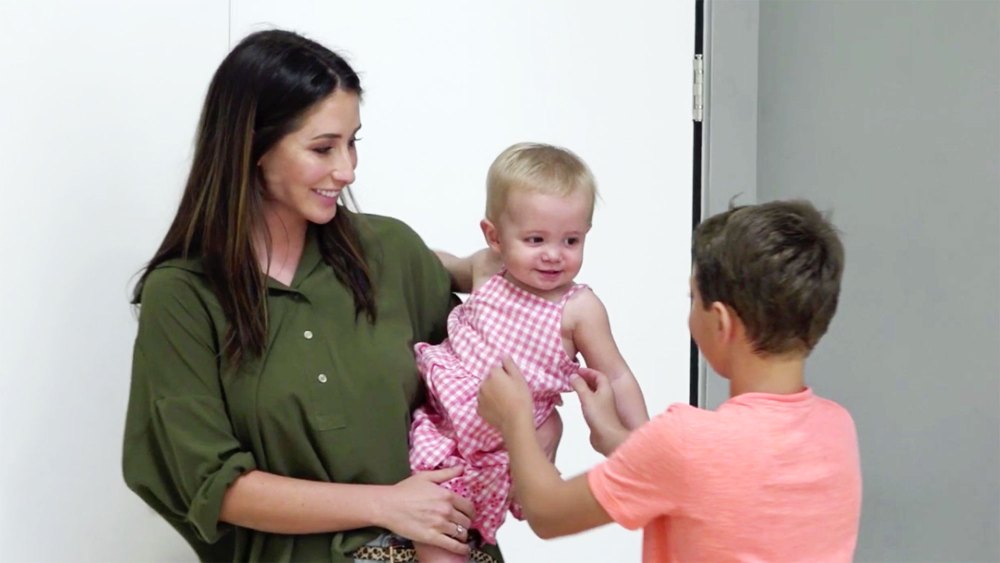 Bristol Palin with daughter and son