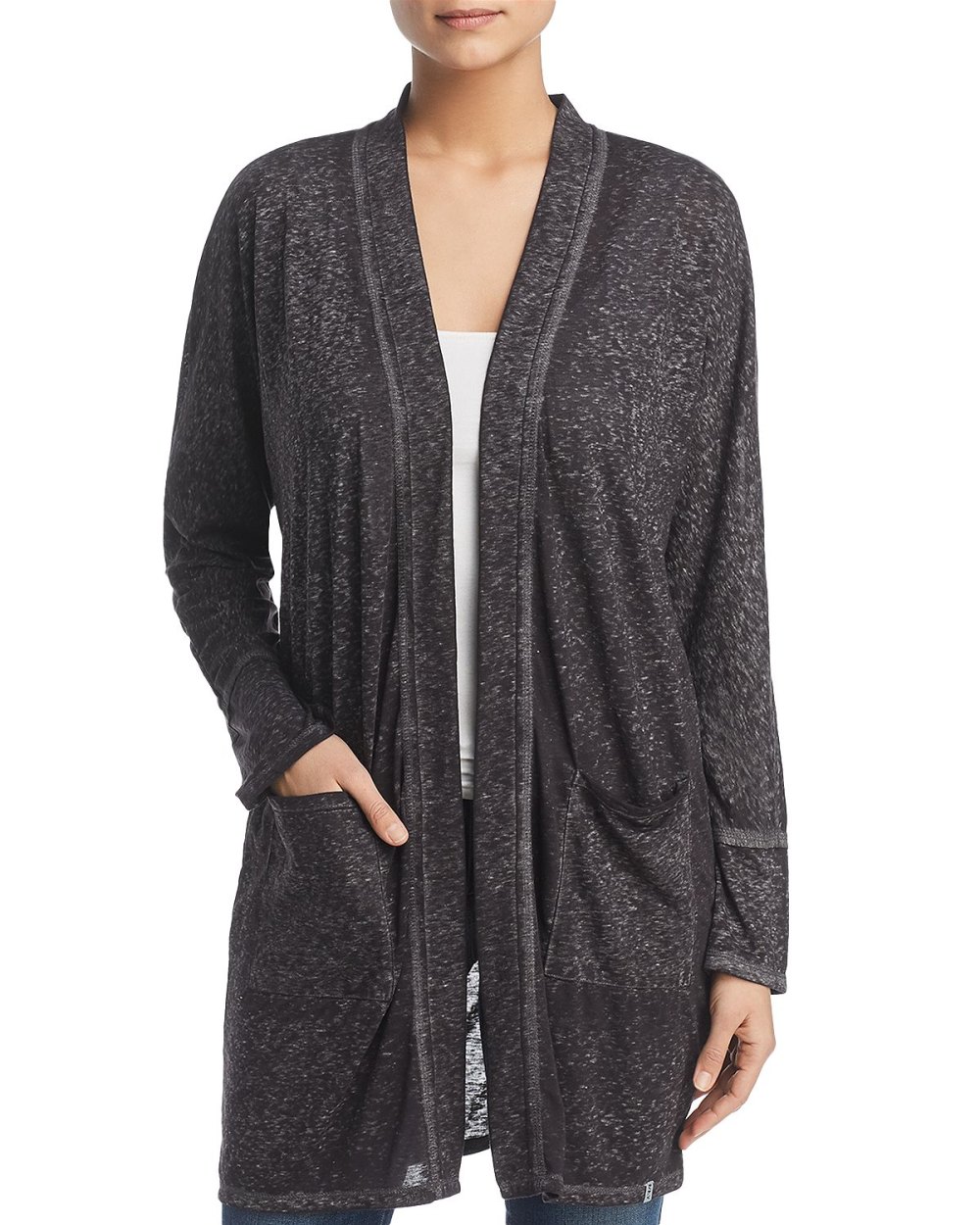 Marc New York Performance Burnout Long Open Cardigan