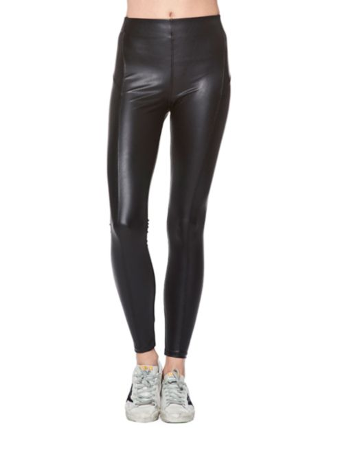 david lerner mid rise stitched leggings