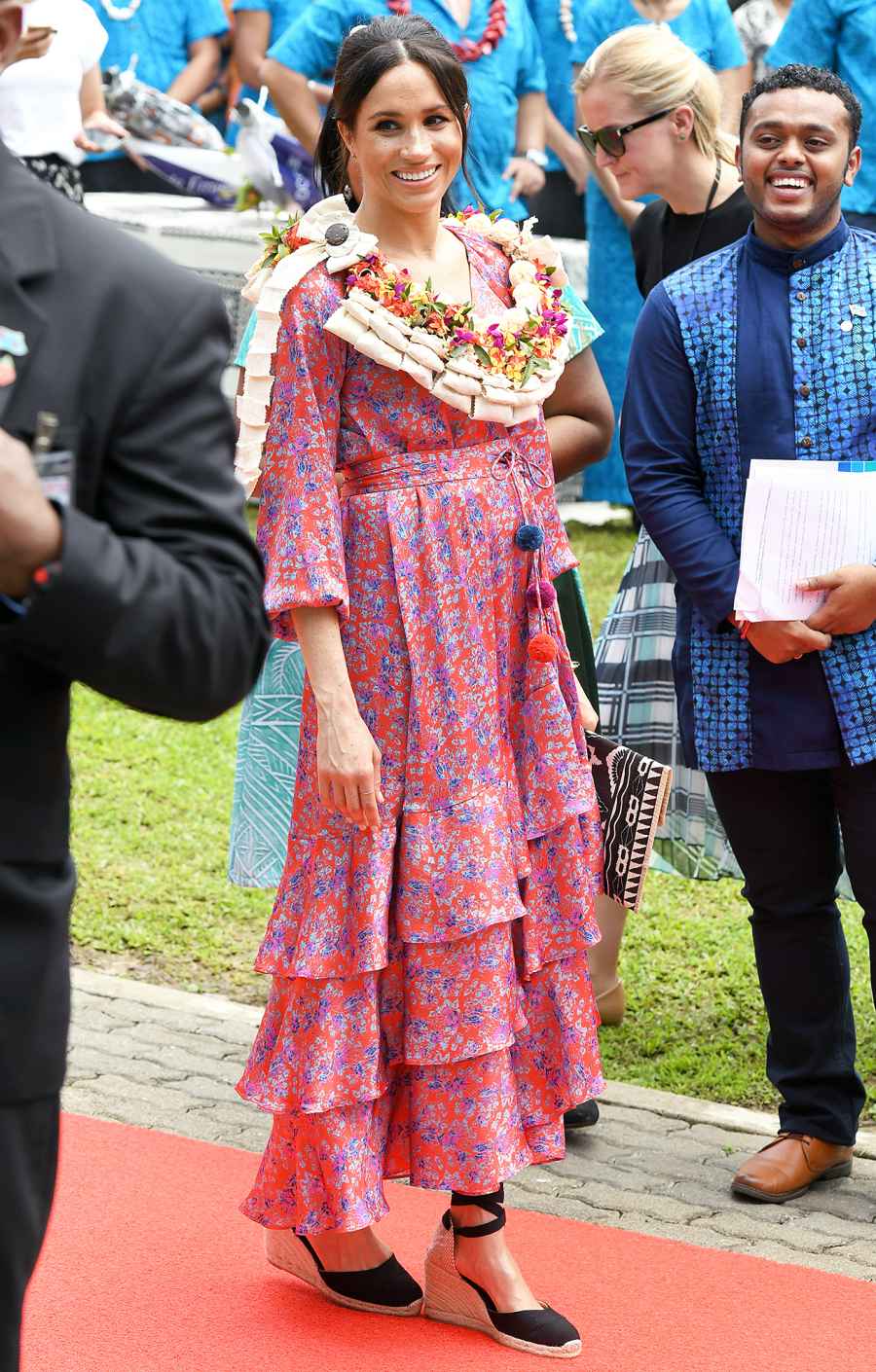 Pregnant Duchess Meghan Maxi Dress