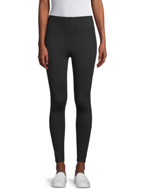 seamed high rise leggings