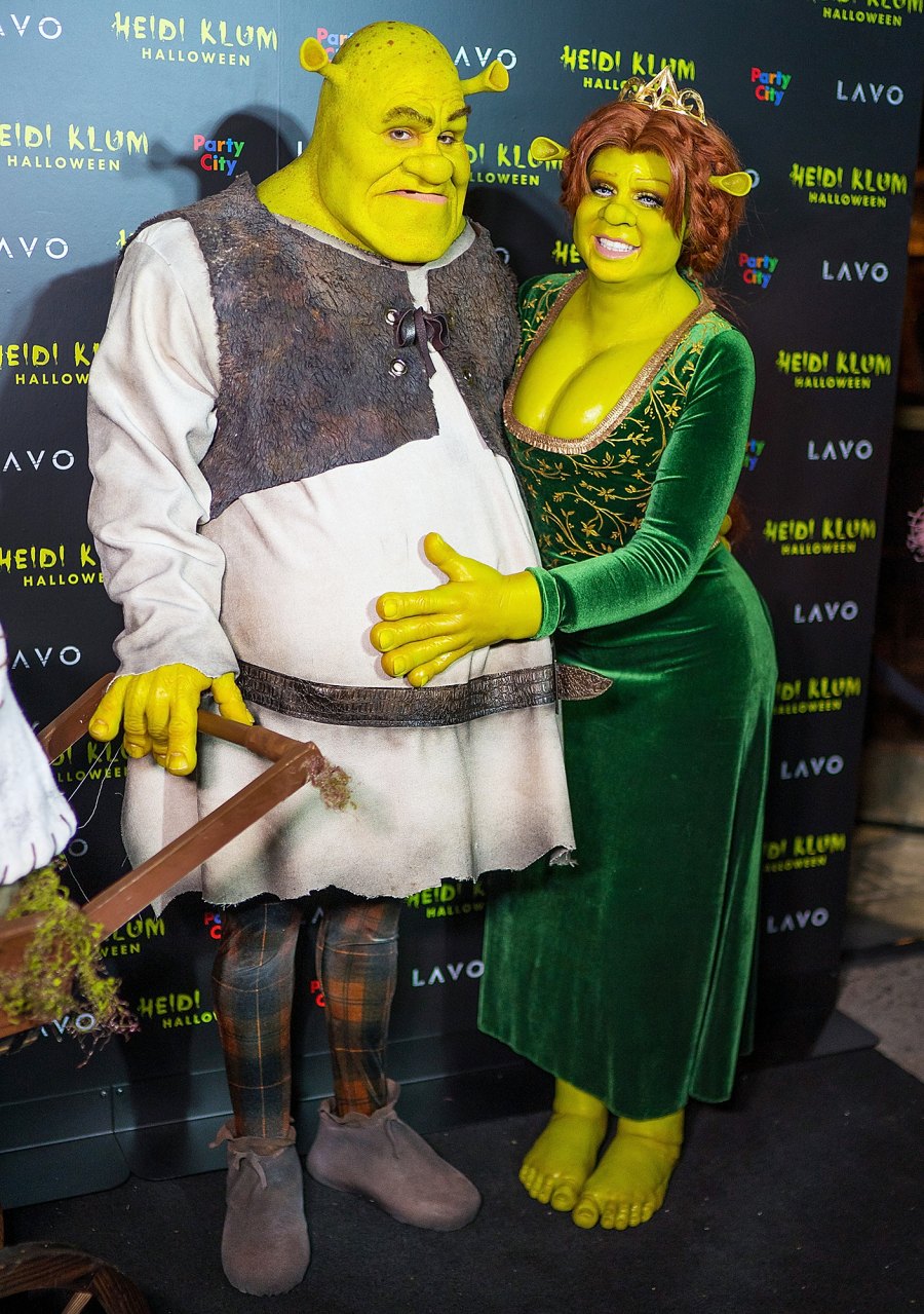 Heidi Klum Tom Kaulitz Halloween 2018 Shrek