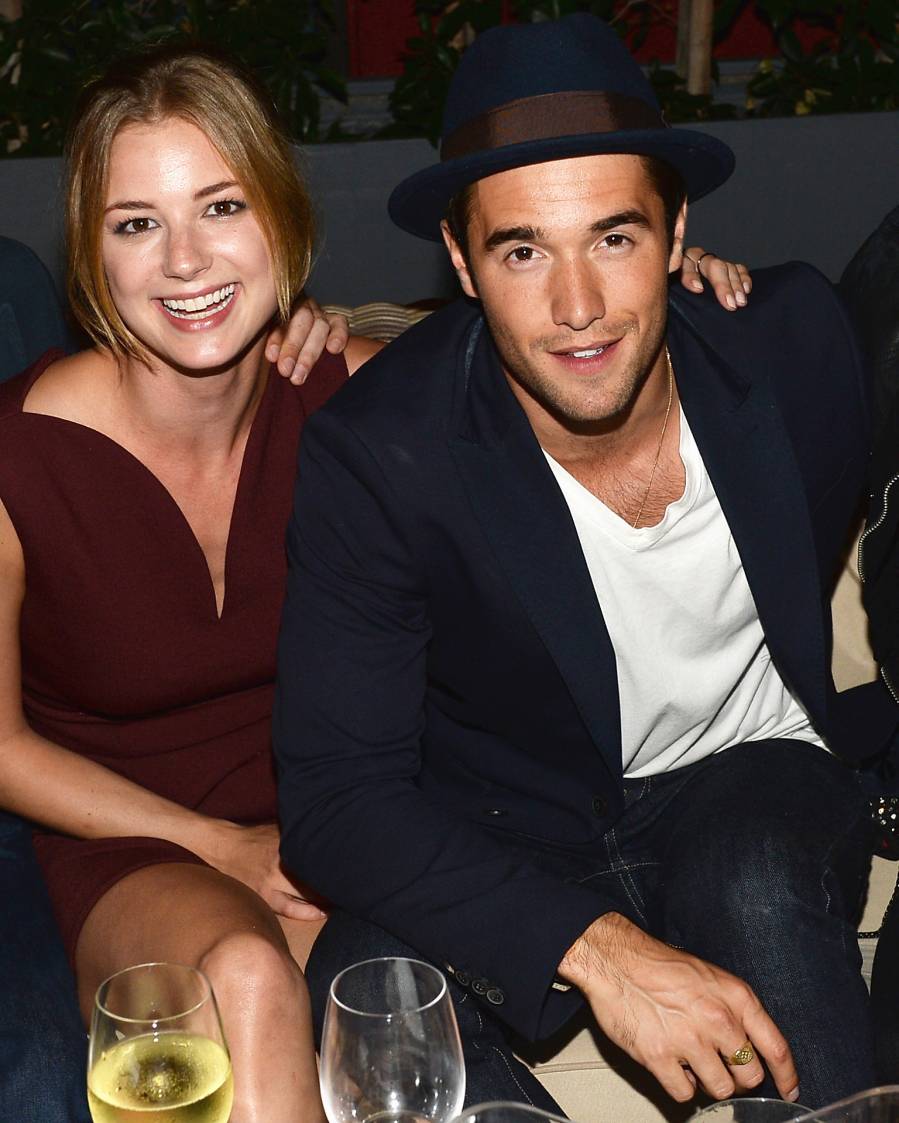 Emily VanCamp Josh Bowman Celebrate First Christmas Married Couple