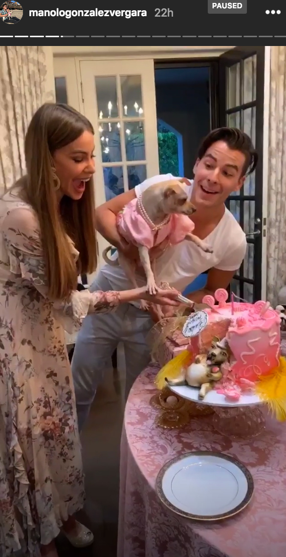 Manolo-Vergara-and-Sofia-Vergara-dog-party