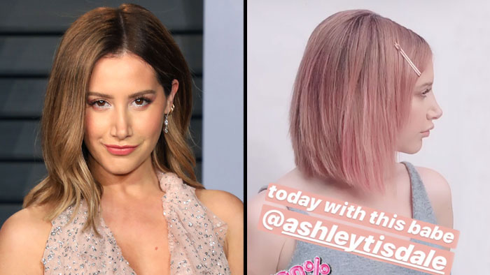 ashley-tisdale-hair-change-2018-pink-hair