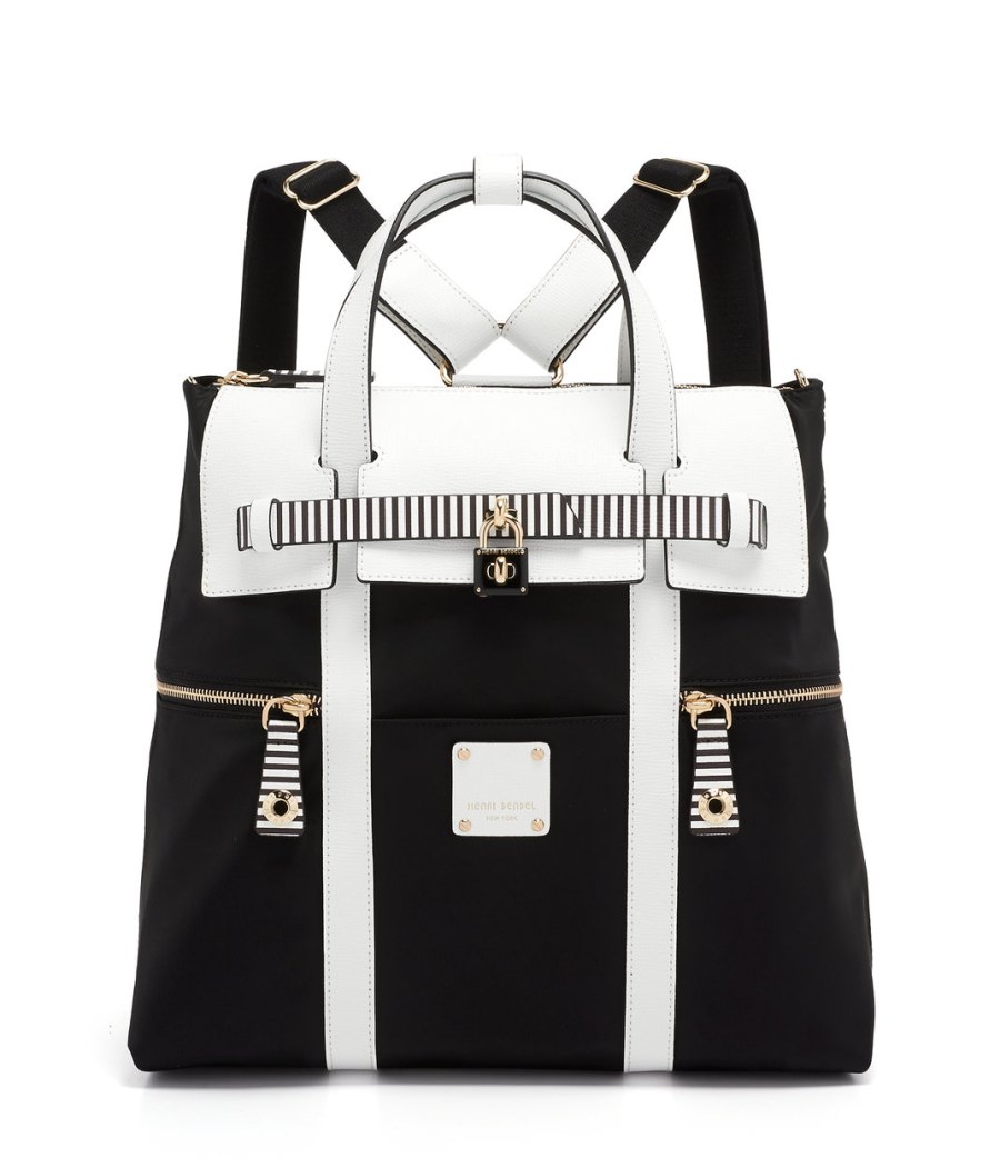 henri bendel - black and white bag