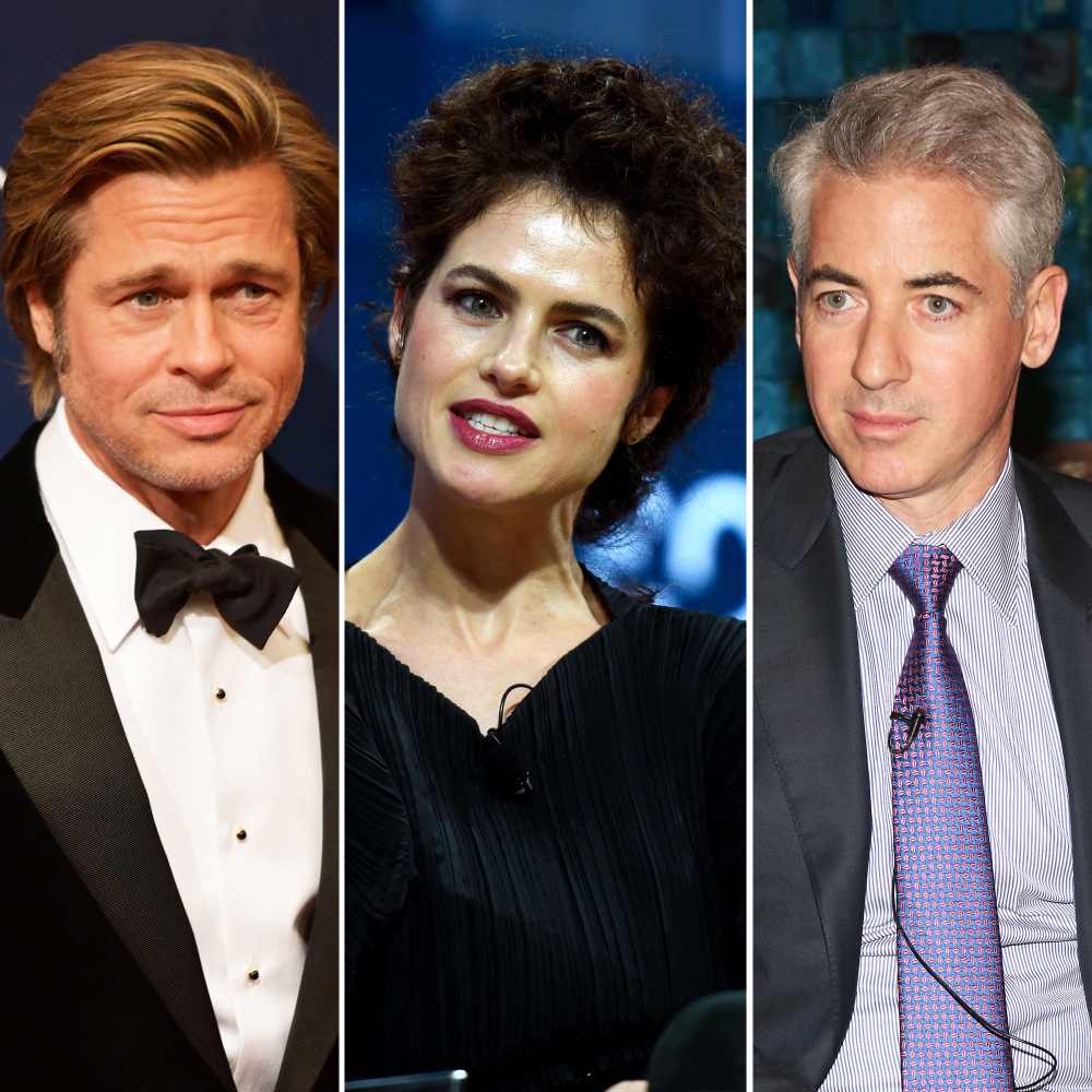 Brad Pitt, Neri Oxman and Bill Ackman