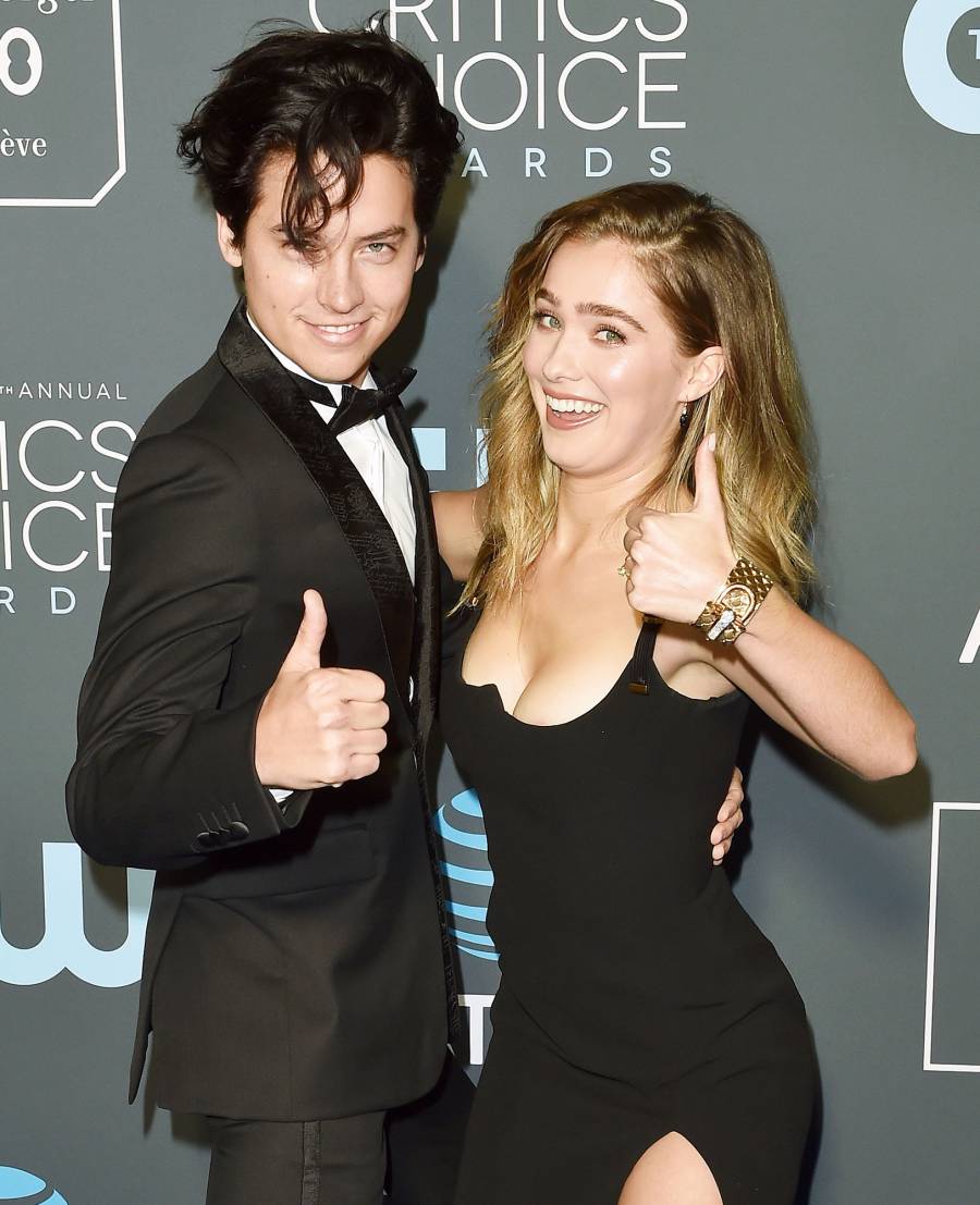 Critics Choice Awards 2019 What You Didn’t See on TV Cole Sprouse Haley Lu Richardson