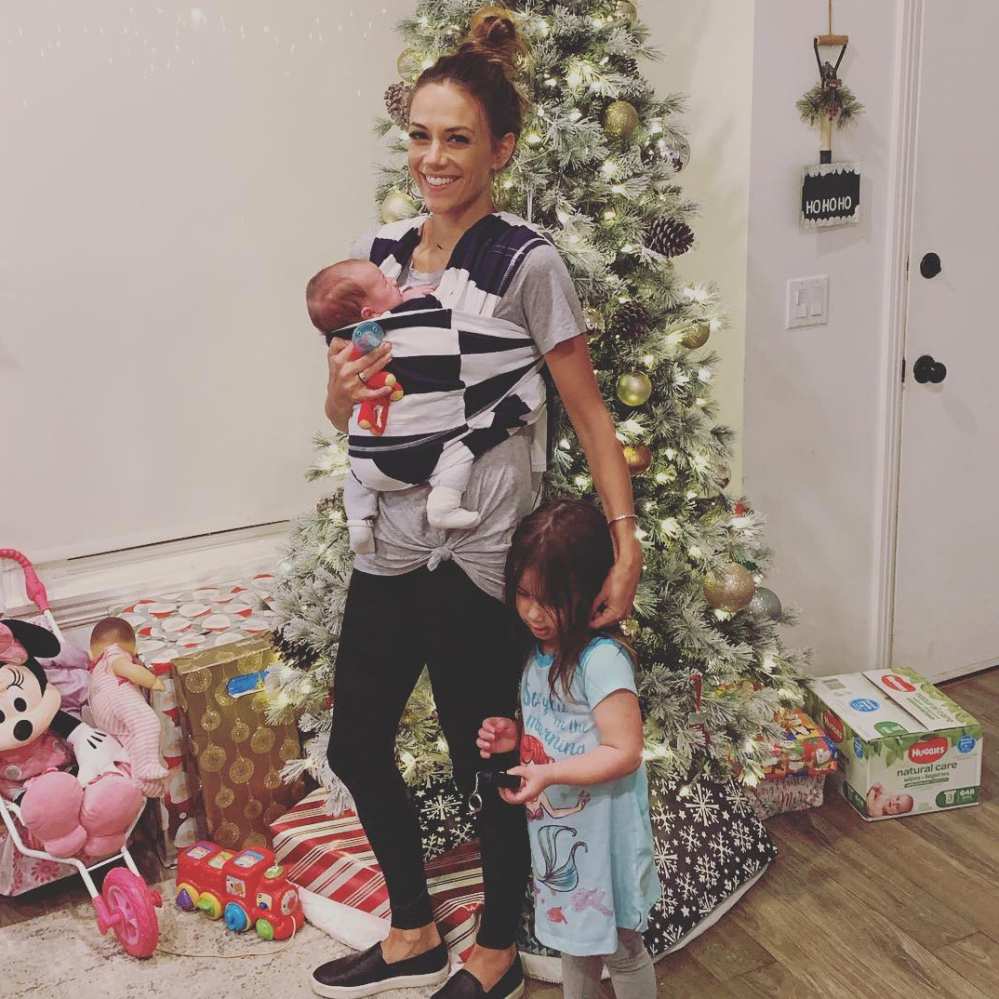 Jana Kramer with children Jolie and Jace