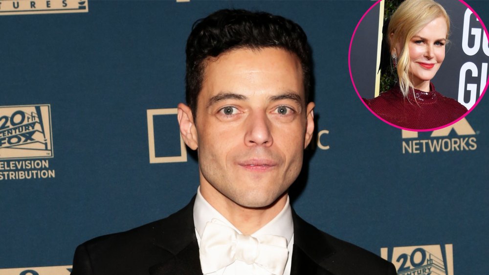 rami malek reacts to awkward nicole kidman moment golden globes 2019