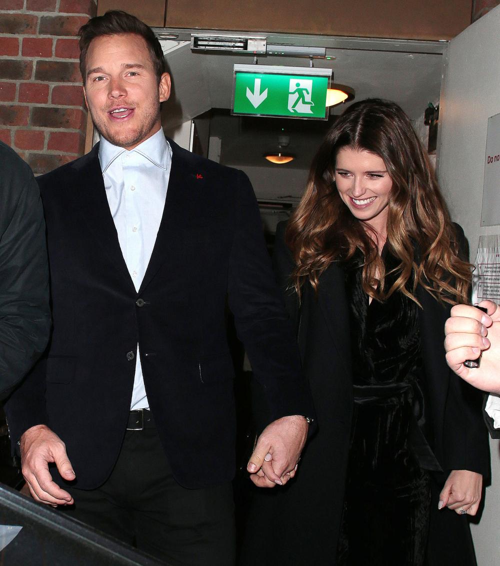 Arnold Schwarzenegger Katherine Schwarzenegger Chris Pratt Happy